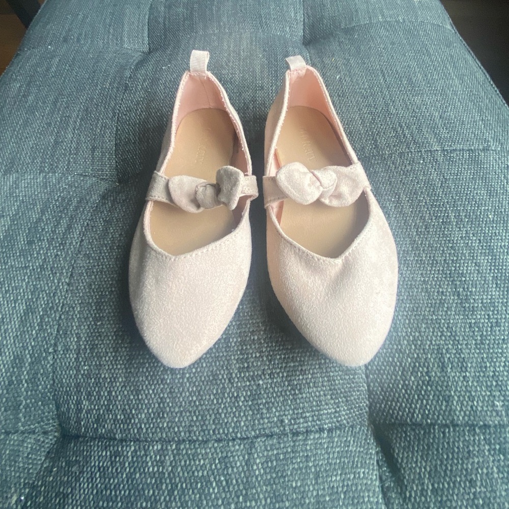 Pink ballet flats